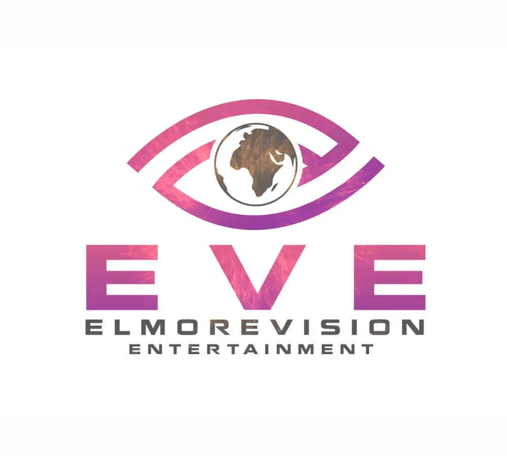 2d logo animation, pink, brown, music and entertaintment